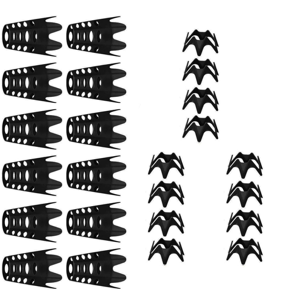24 Pieces Durable Plastic Tees for Golf Simulator (Home Driving Range)