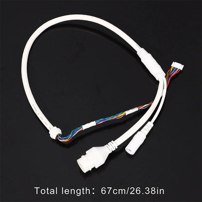 Ethernet LAN Cable for Security Camera Installation (10-pin, 10-core)