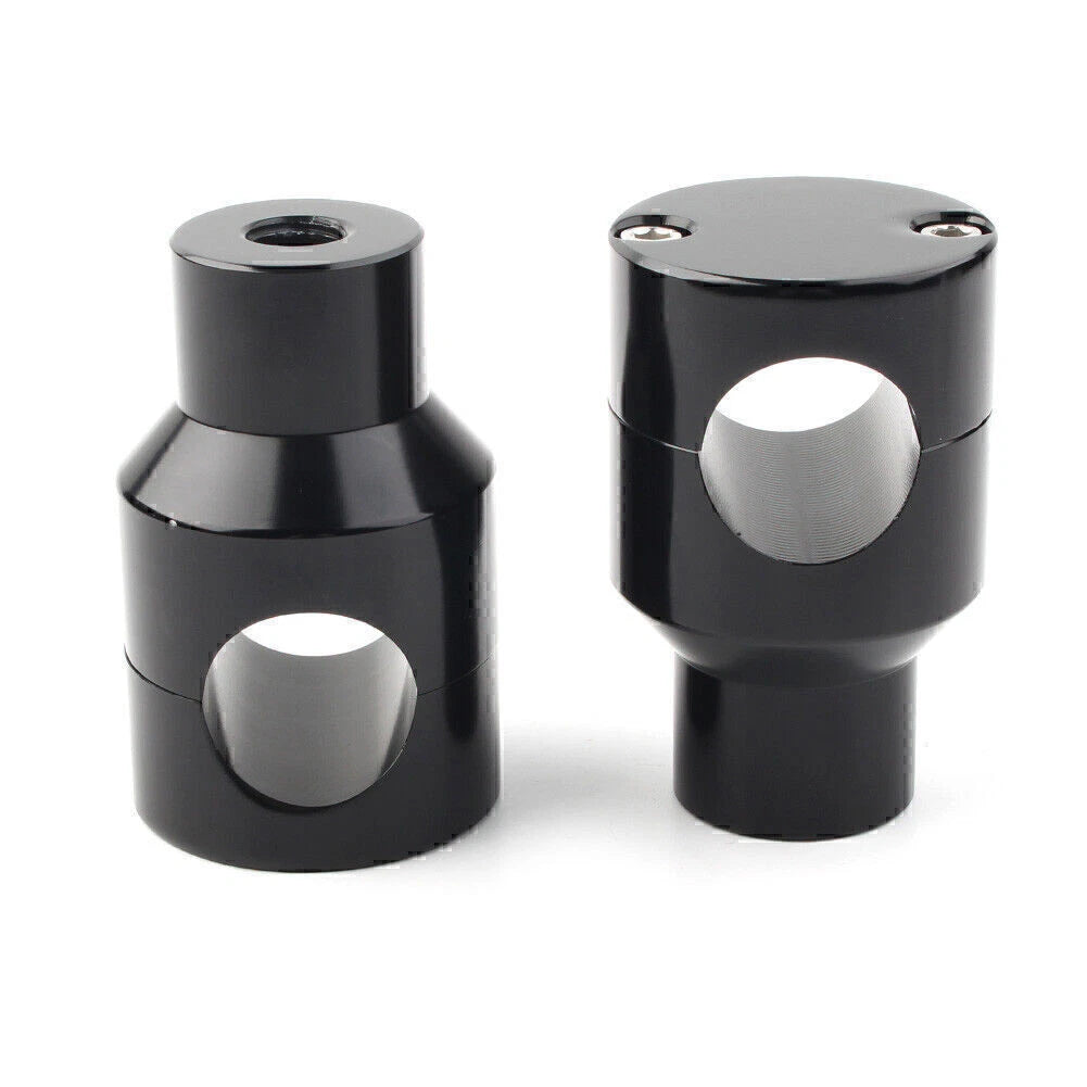1'' Handlebar Mount Risers Clamp for Harley Honda
