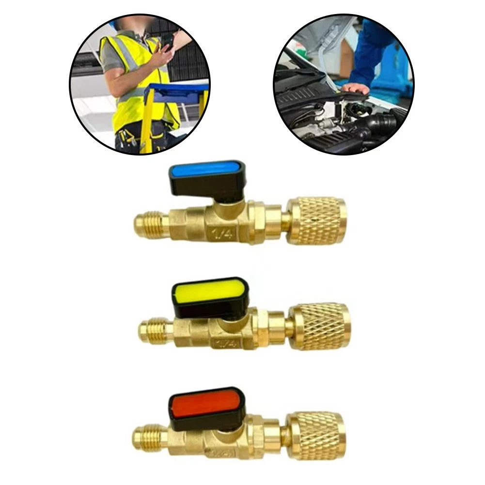 1/4 SAE HVAC Service Adapter for R410A, R32