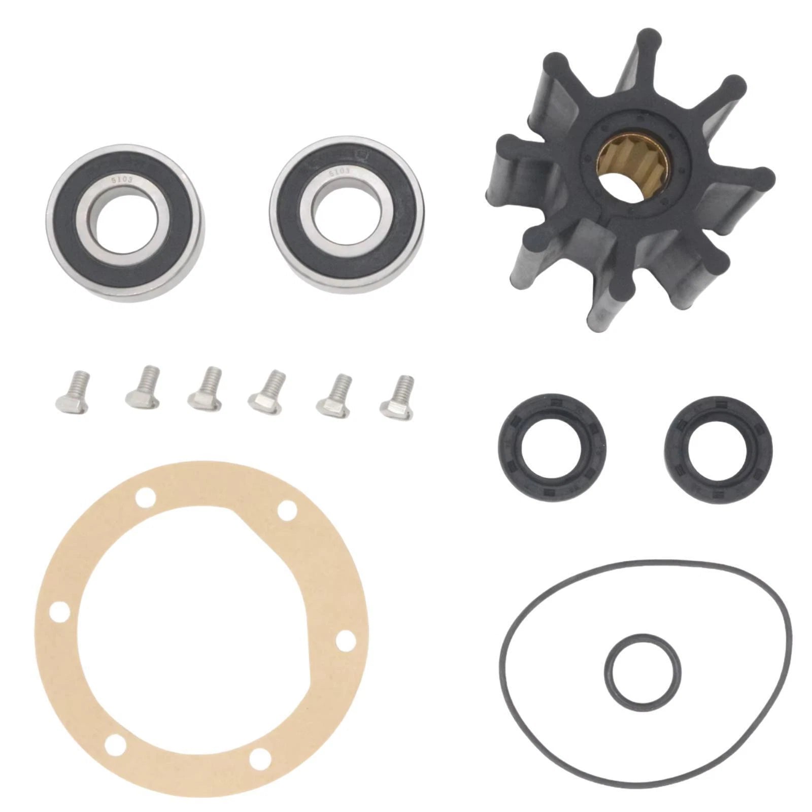 Sea Water Pump Service Kit for Volvo Penta D30 D31 D32 D40-44 (876088, 877373)