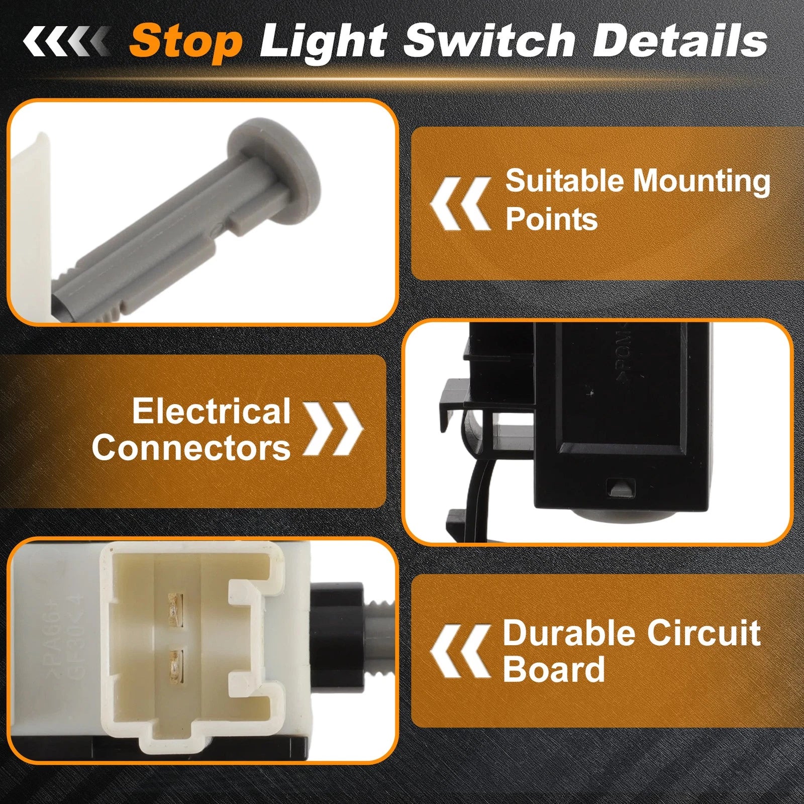 Brake Light Switch for Mazda 3 (2008–2014) NE55664D0