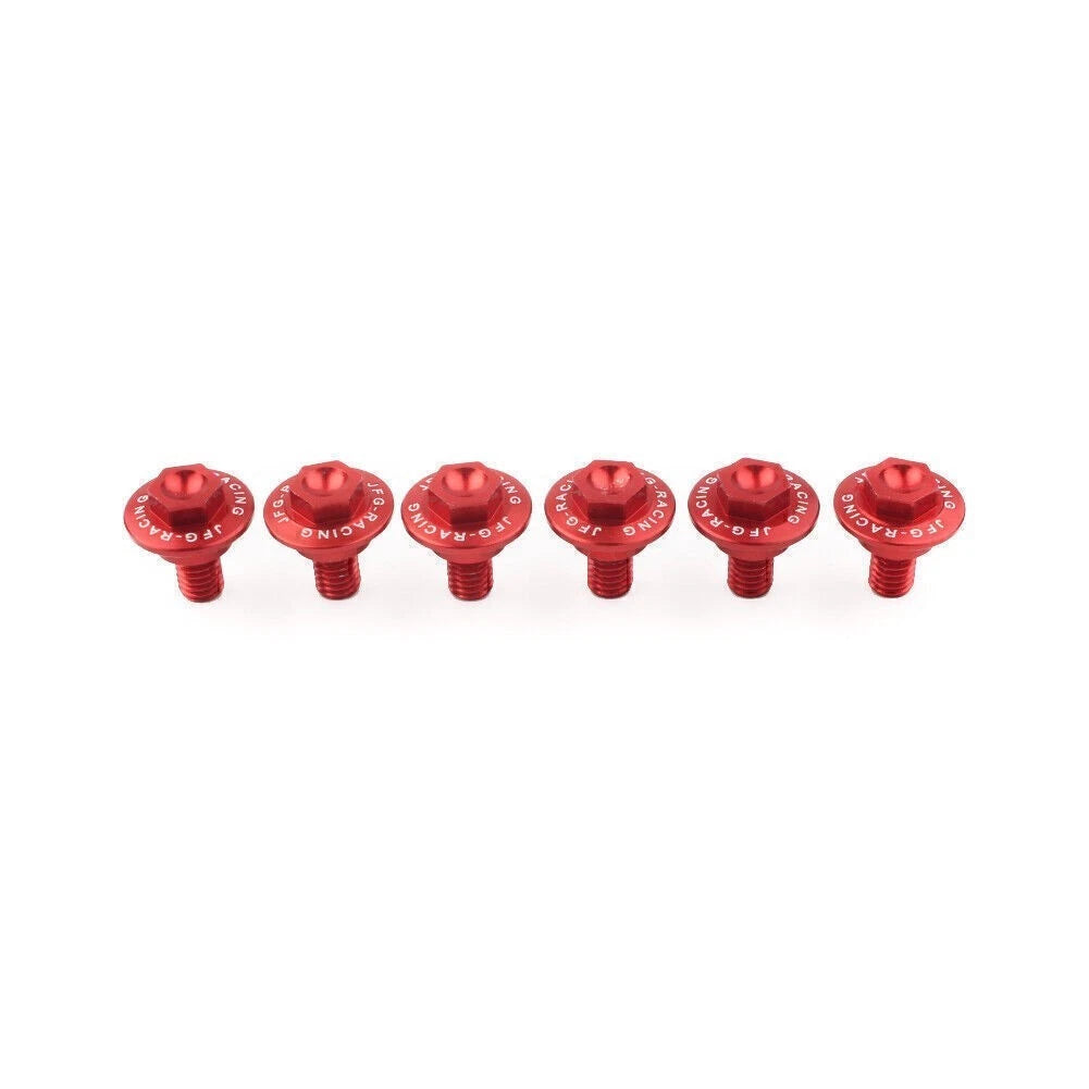 6x Front Fork Guard Bolts for Honda CR125 CRF250R 250X