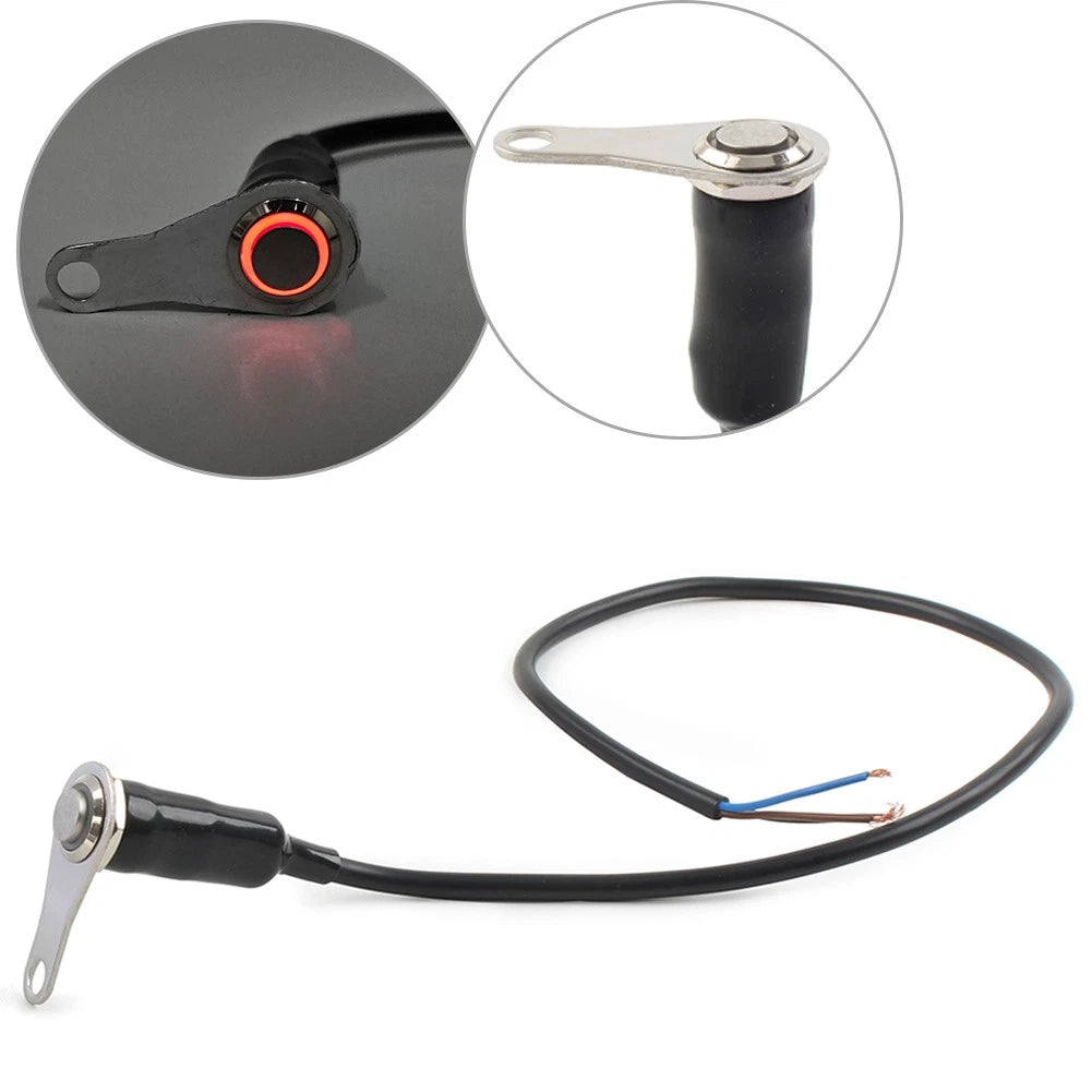 LED Switch ON/OFF Handlebar Mount Push Button for Motorcycles (12V)