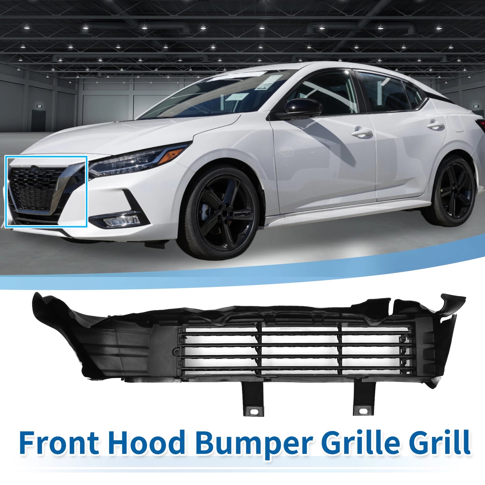 Front Air Shutter Assembly for Nissan Sentra (2013–2019)