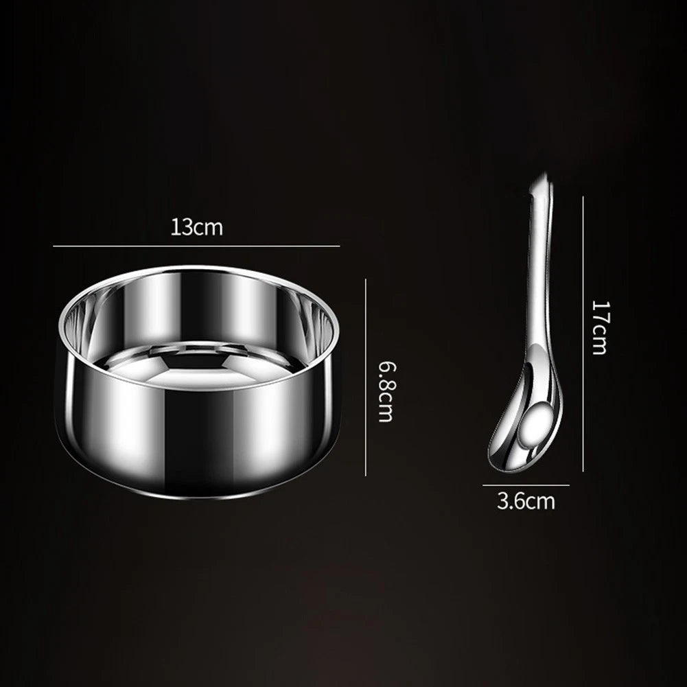 Double Layer Insulated Meal Bowl for Home Use