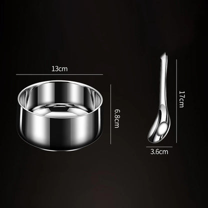 Double Layer Insulated Meal Bowl for Home Use