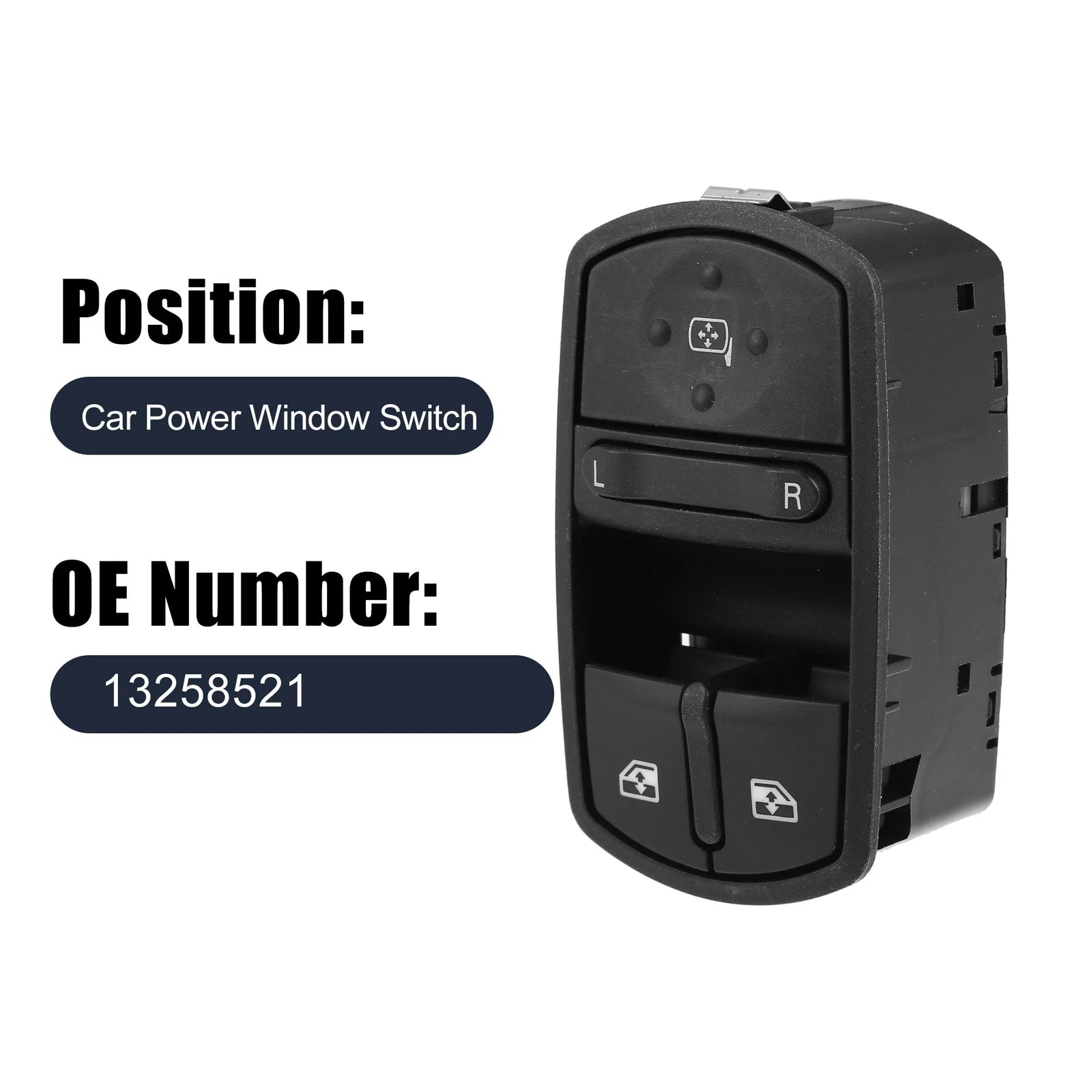 Power Window Control Switch for Vauxhall (13258521)