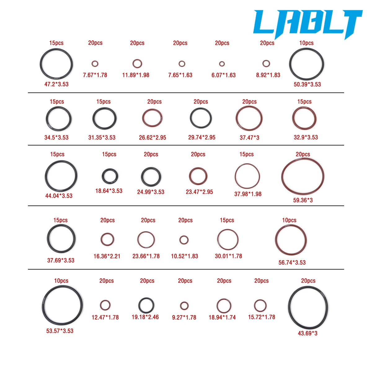 O-Ring Kit 270-1528 for Caterpillar Excavator (Nitrile Rubber)