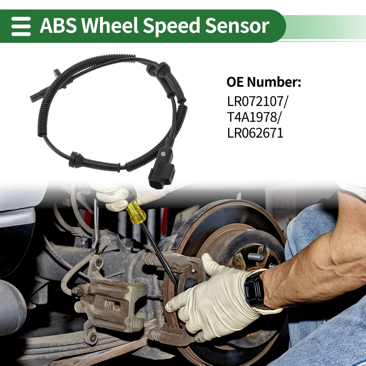 ABS Wheel Speed Sensor No.LR072107 for Land Rover Discovery Sport (2015–2023)