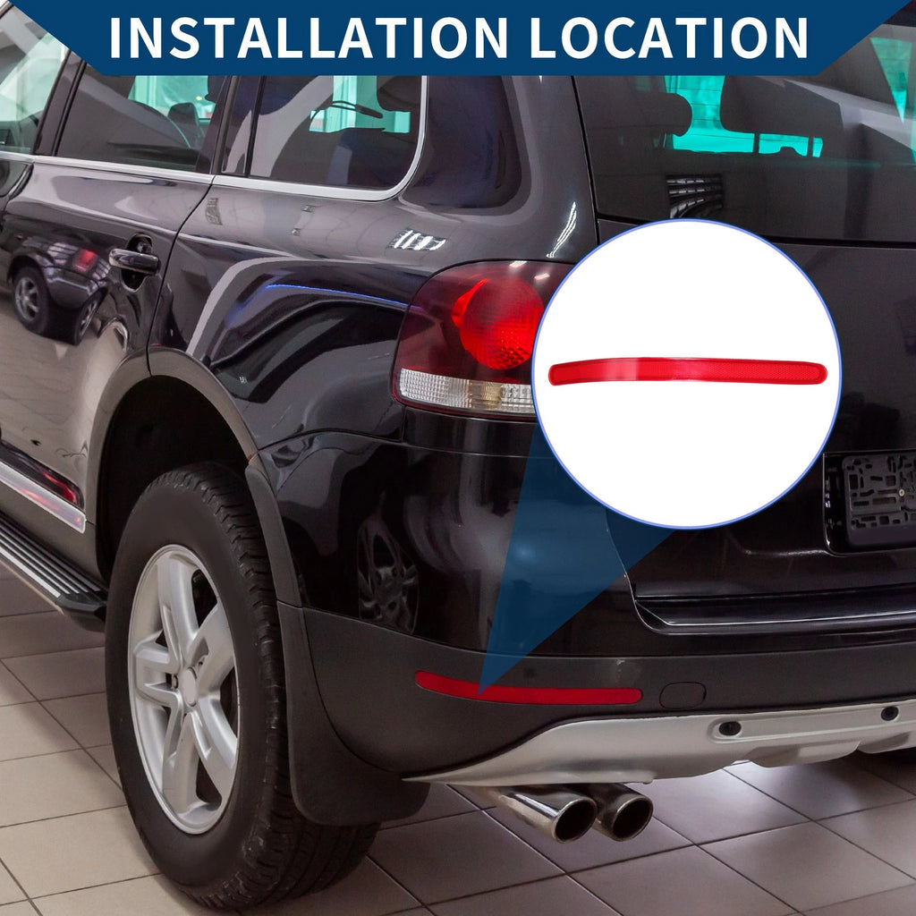 Rear Left Bumper Reflector Replacement for Volkswagen Touareg (2004–2010)