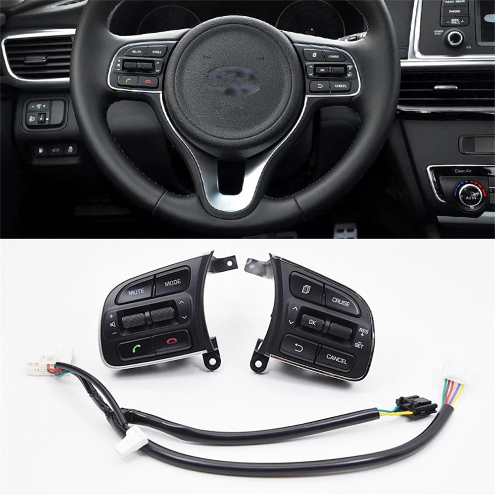 Steering Wheel Control Switch Button + Wire Harness for Kia Optima K5 (2016–2018)
