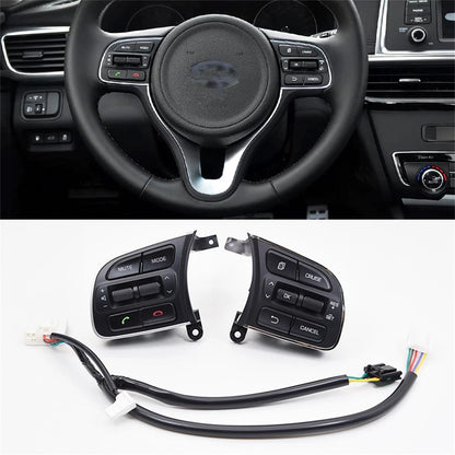Steering Wheel Control Switch Button + Wire Harness for Kia Optima K5 (2016–2018)