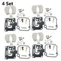 4X Carburetor Repair Kit for Yamaha Outboard 4Stroke (62Y-W0093-11, 62Y-W0093-10)