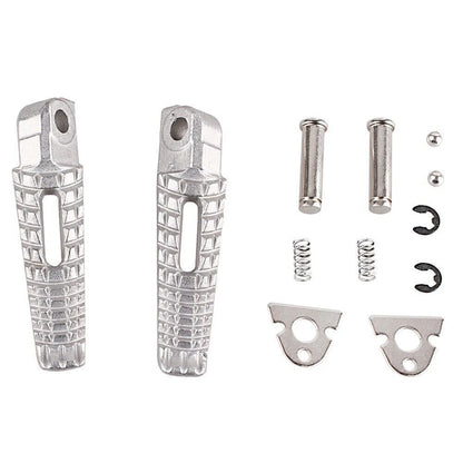 2X Rear Foot Pegs Footrests Kit for Suzuki GSXR1000 (2005–2014) Silver