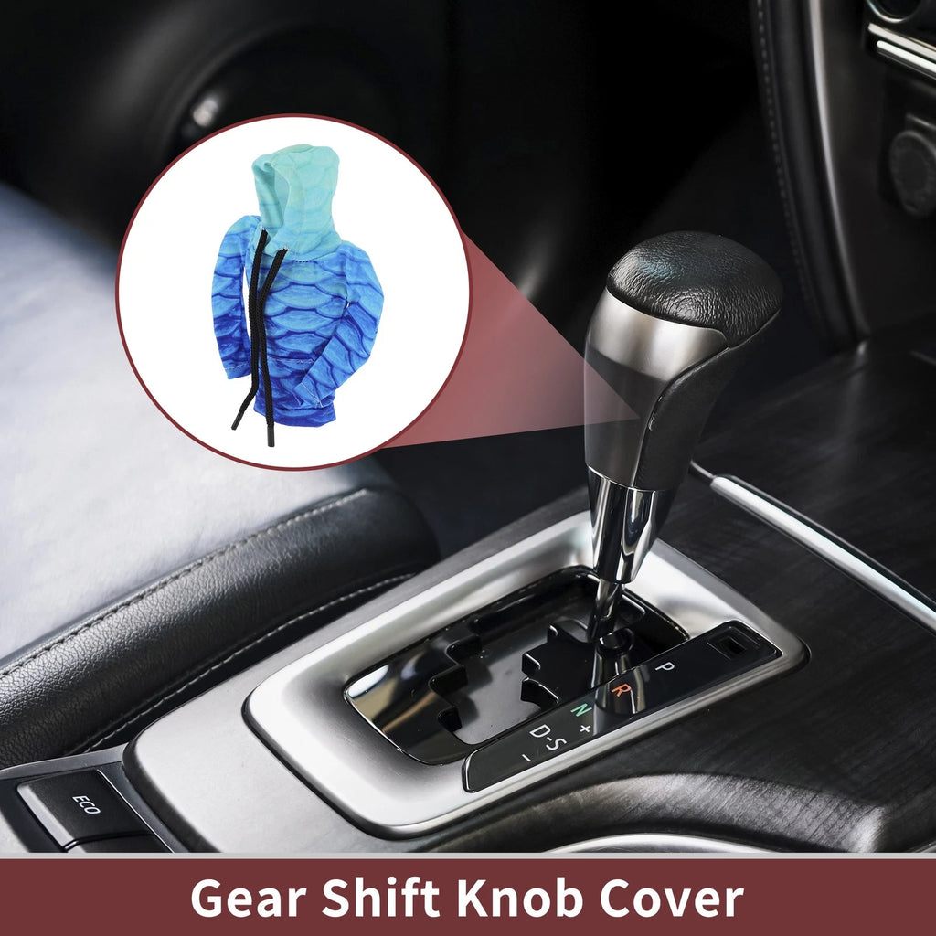 Gear Shift Knob Cover for Automotive Manual (Gradient Blue)