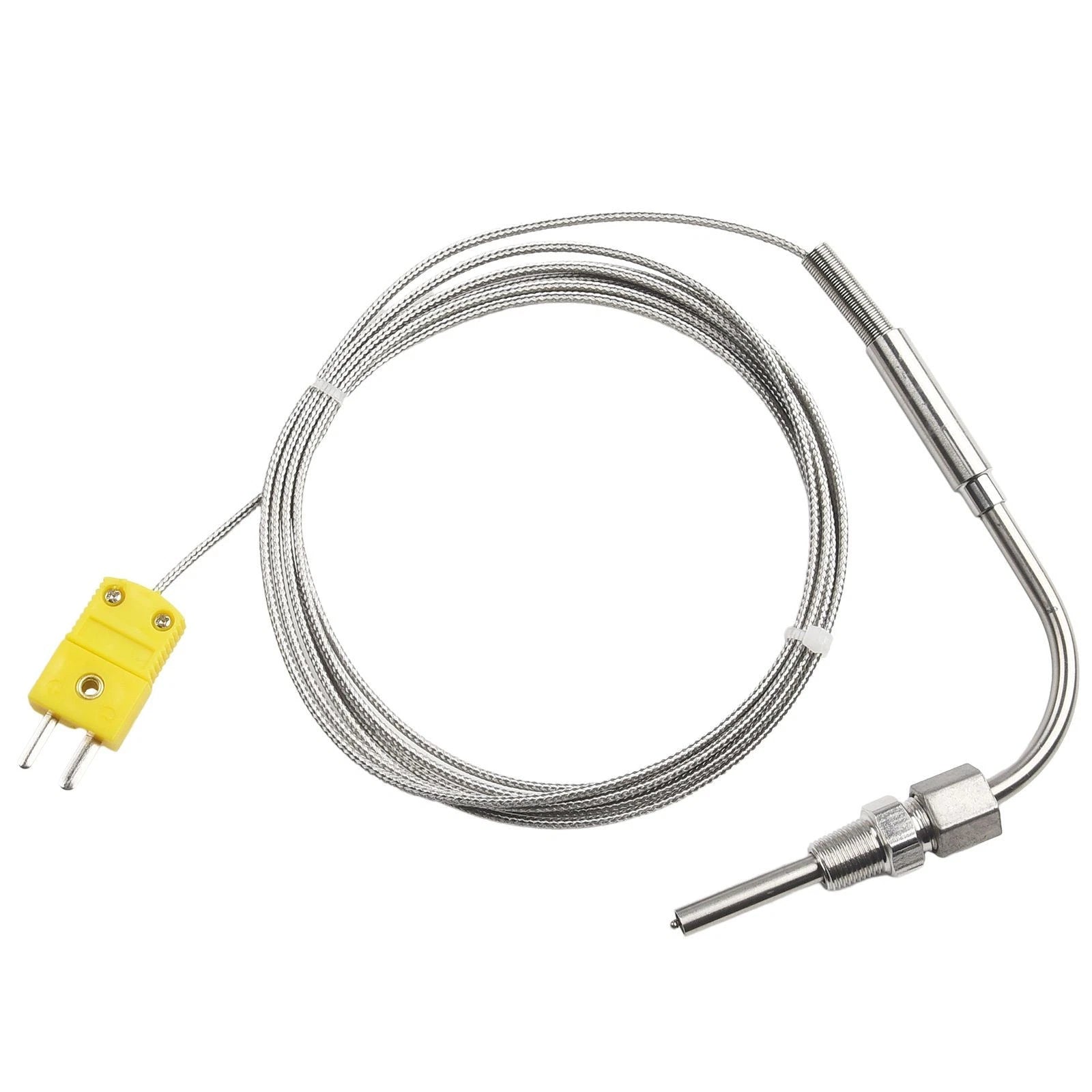 K-Type Thermocouple Exhaust Probe Sensor 2M EGT for Universal Applications