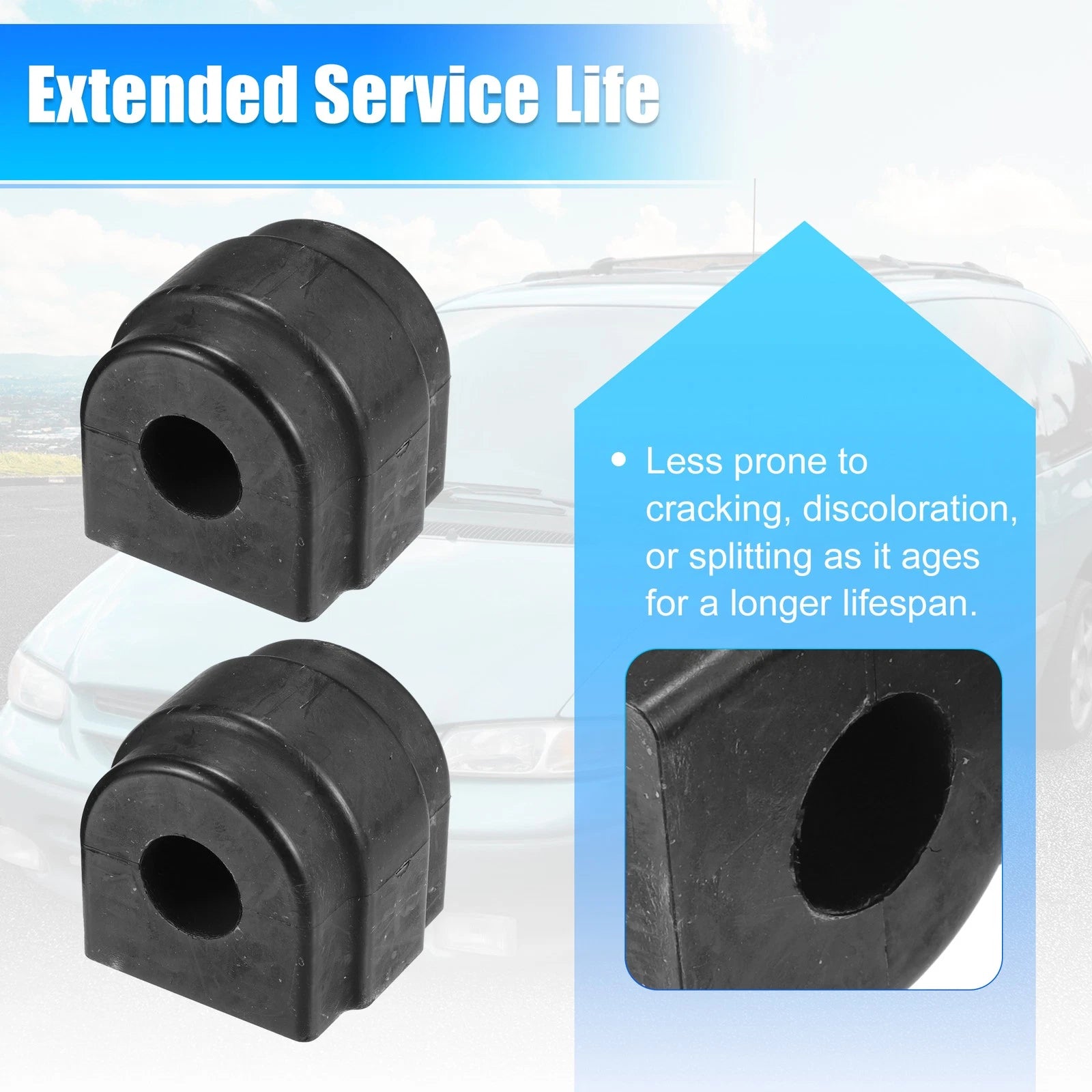 2PCS Stabilizer Bar Bushings Replacement for BMW 323i (1999–1999)