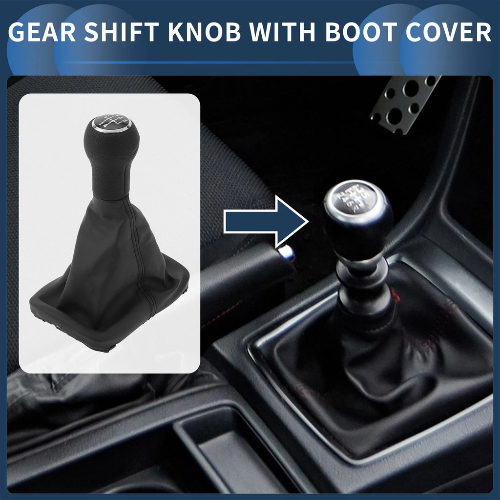 Gear Shifter Knob with Cover Replacement for Volkswagen Beetle (1998–2010)