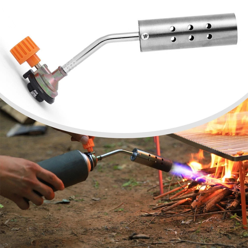 Portable Stainless Steel Barbecue Igniter with Adjustable Flame Control