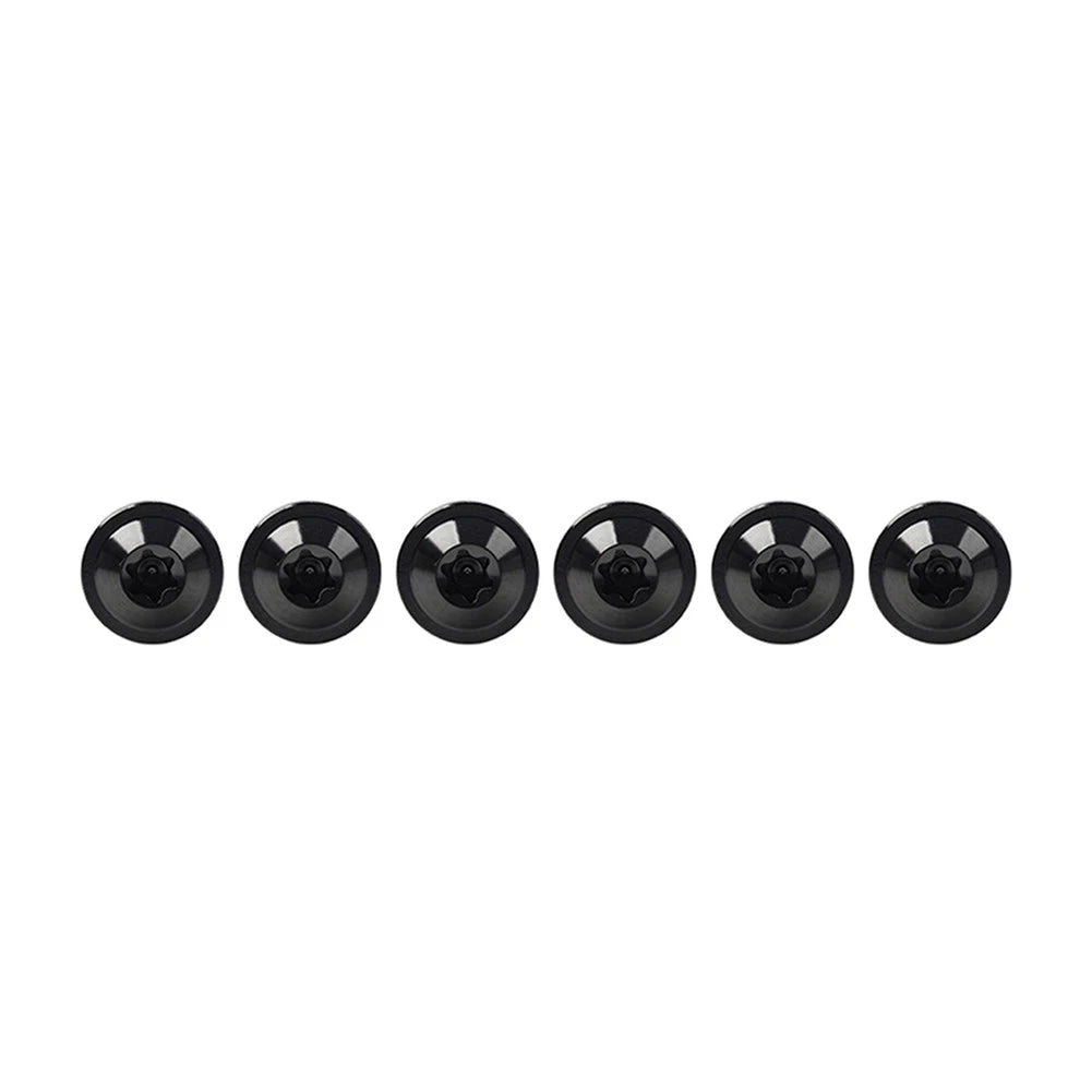 6X M6x10mm Titanium Alloy Torx Head Bolts for Motorcycle