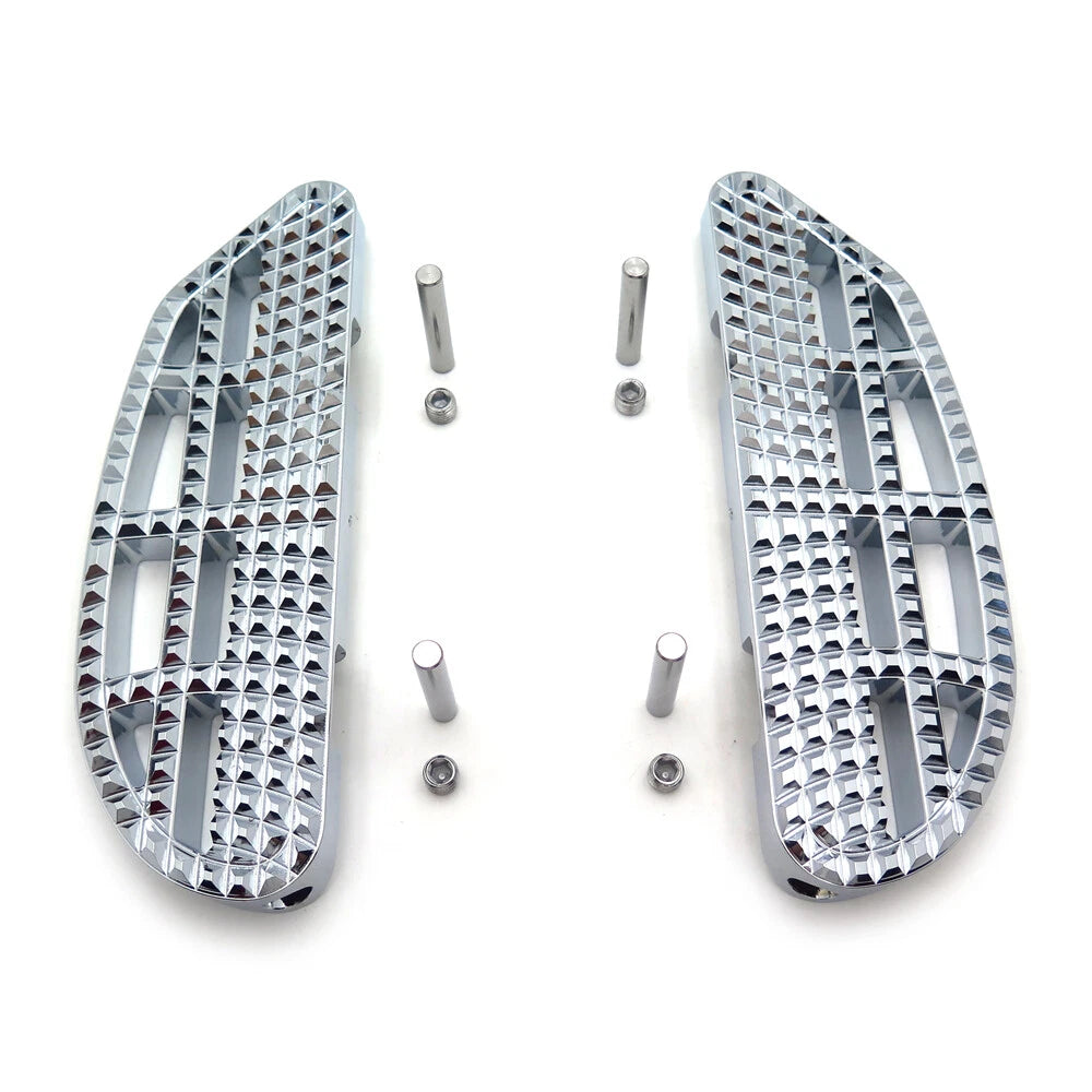 Chrome Dominator Leaf Floorboard Knob for Harley Touring (1993–Present)