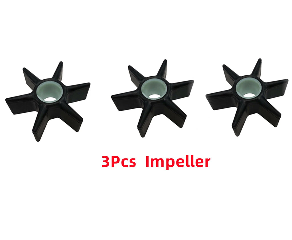 3Pcs Water Pump Impeller for Mercury (47-430262Q02, 47-43026T2, 18-3056)