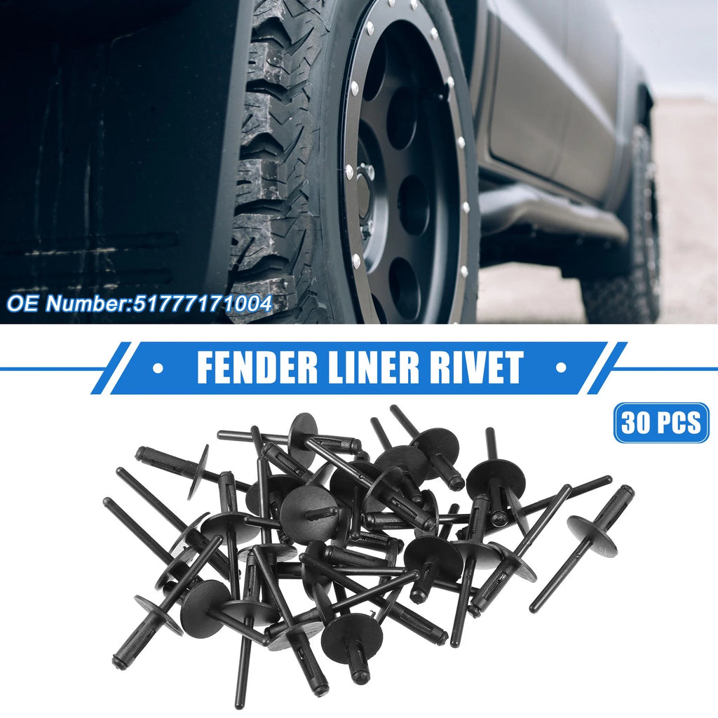 Fender Liner Rivet Set Compatible for BMW X1 (2013–2023) Durable Plastic