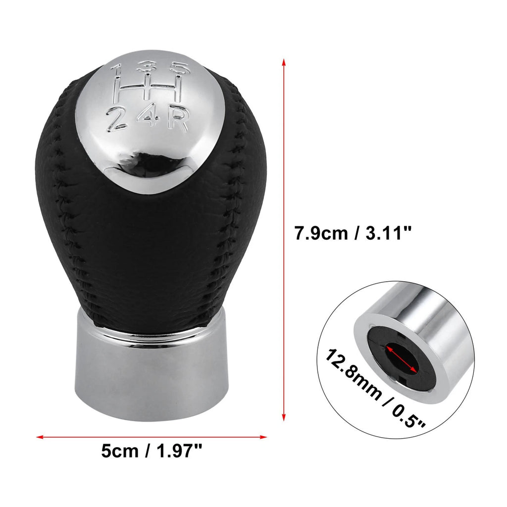 Gear Shift Knob Replacement for Mazda 3 5 6 RX8 323 626 (Black) (2004–2012)