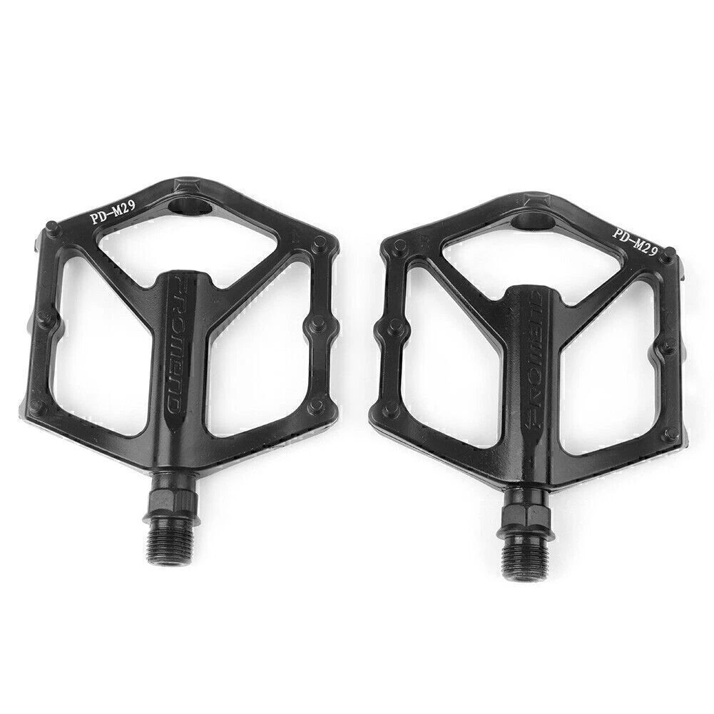2X Aluminum Flat Platform Pedals for Mountain Bike (MTB)