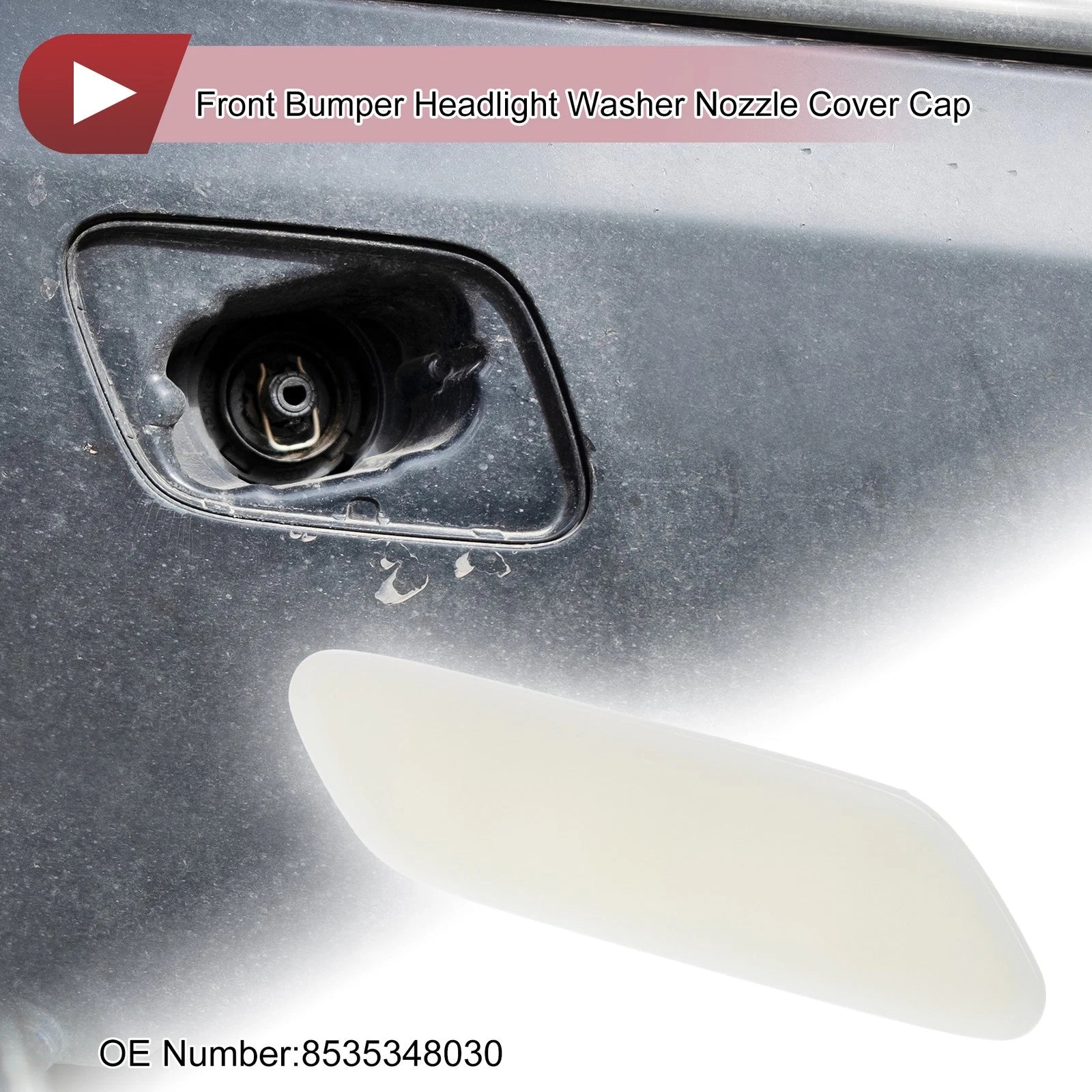Front Right Washer Nozzle Cover Cap Replacement for Lexus RX350 (2016–2019)