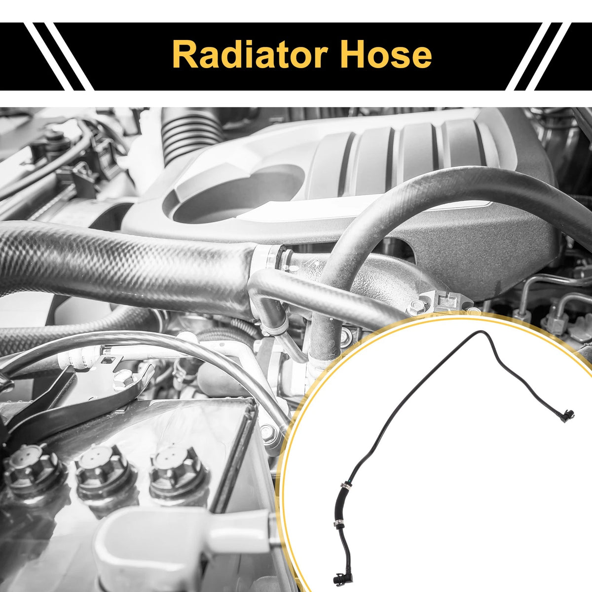 Radiator Hose for Land Rover Range Rover Velar (2018–2023) LR091647/T4 A2938