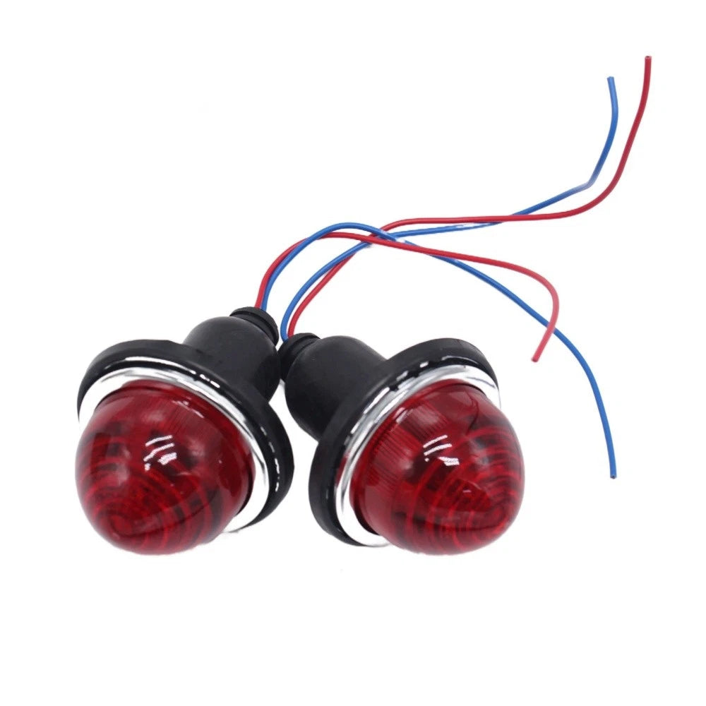 2X Red Indicator Light Lamps for Land Rover Classic Mini (L594, LPB100, LPB640)