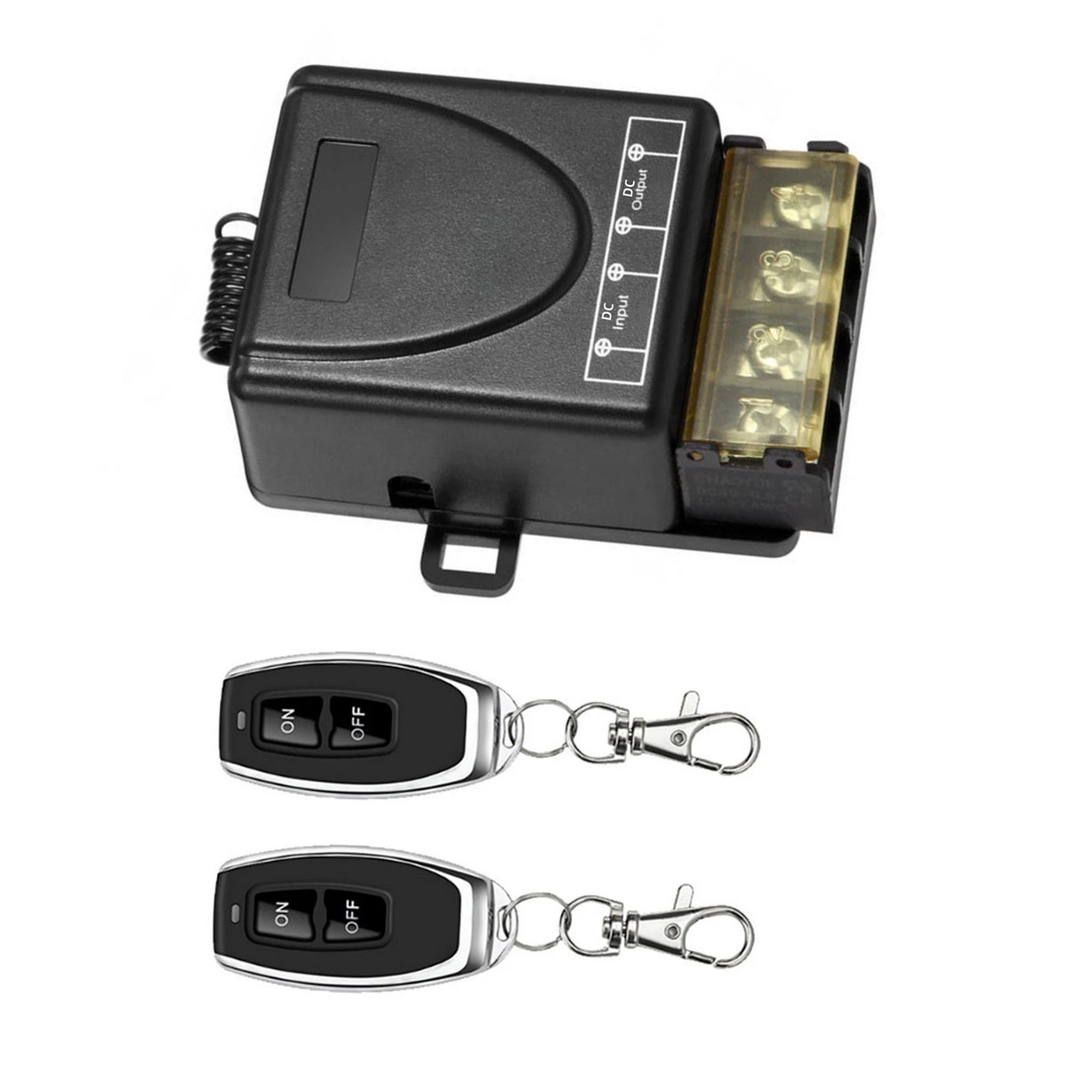 433MHz Wireless Remote Control Switch for DC 5-80V Relay Receiver Module