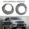 Fog Light Chrome Trim Ring for Mercedes Benz ML Class W164 (2006–2011)