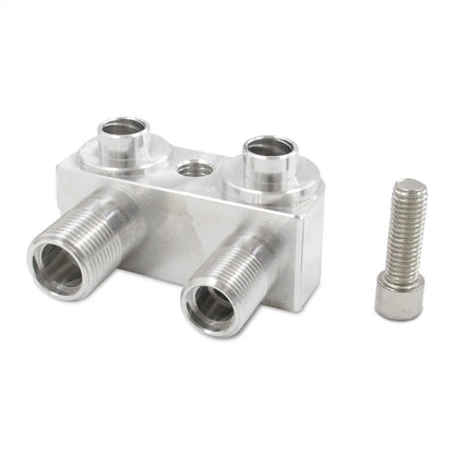 AC Compressor Adapter w/ Screw Fitting CNC Machined Aluminum Fit for LSX LS1
