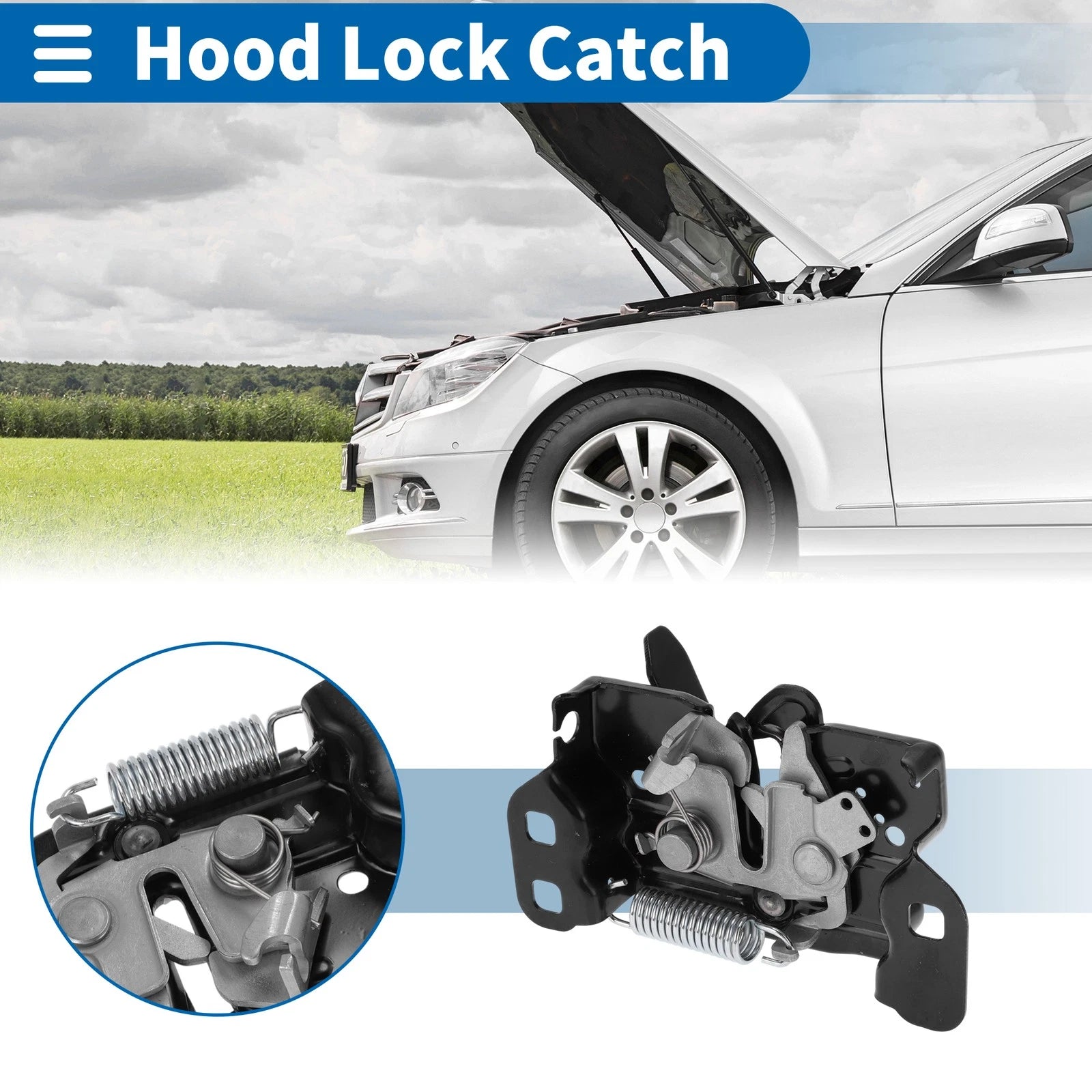 Hood Latch Assembly for Dodge Durango (2011–2022) Replacement