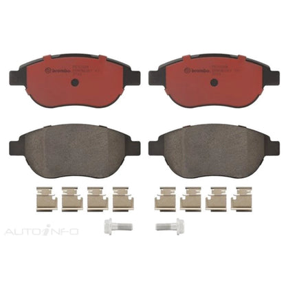 Set of 2 Front Disc Brake Pads for Peugeot 207 A7 (2007–2010)