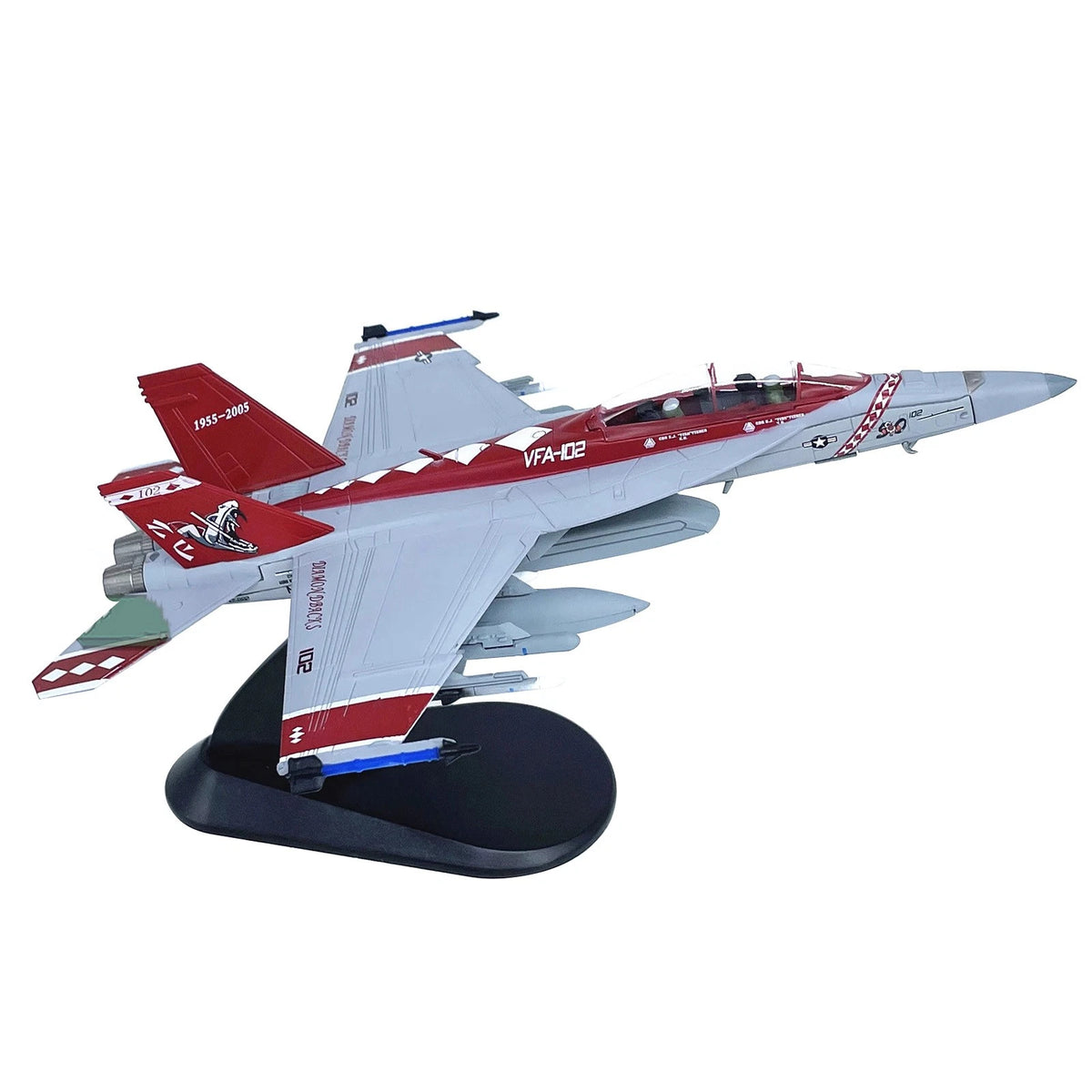 F/A-18 Super Hornet VFA-102 Diamondbacks Model (1 Set)