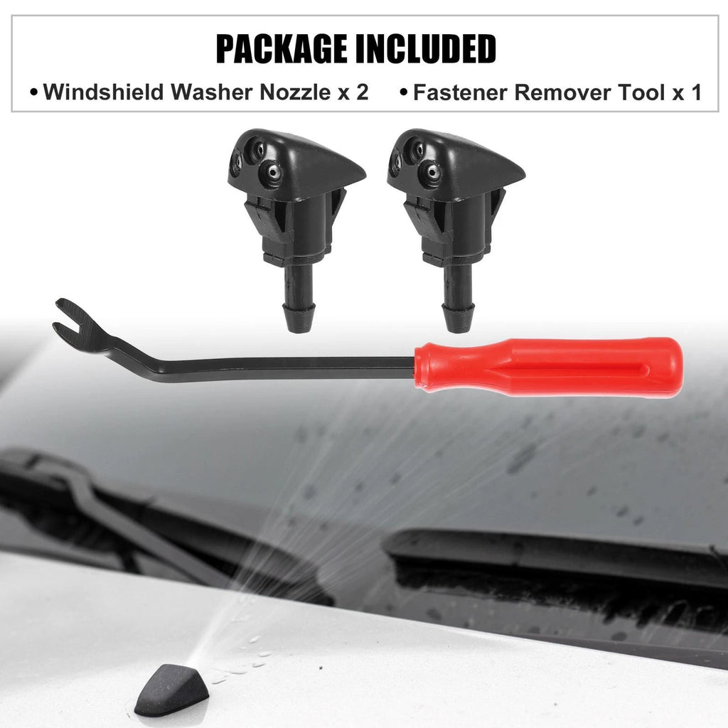 Windshield Washer Nozzle Kit Front Set for Hyundai Tiburon (2000–2008)