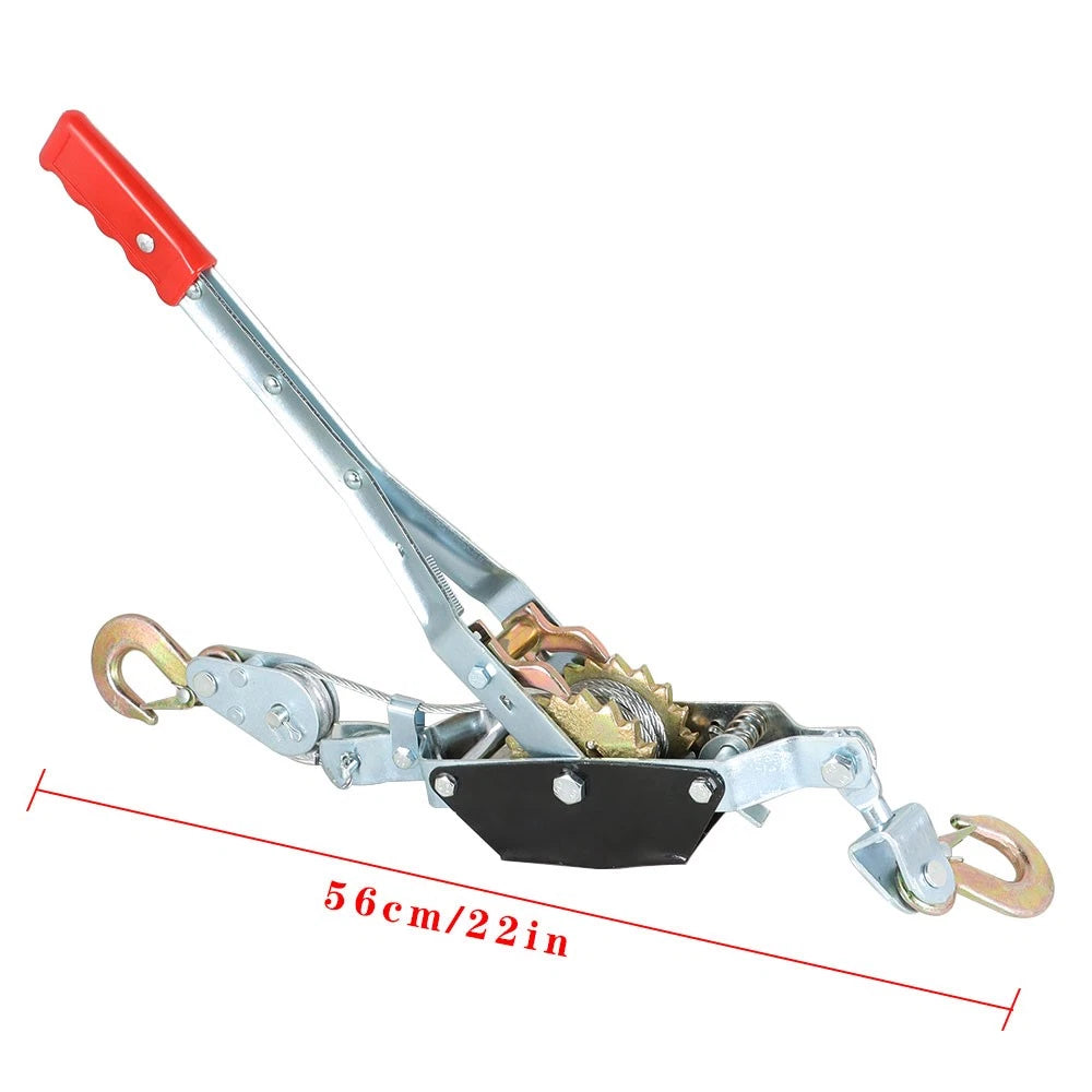 2 Ton Come Along Hand Power Puller with Heavy Duty Double Gear