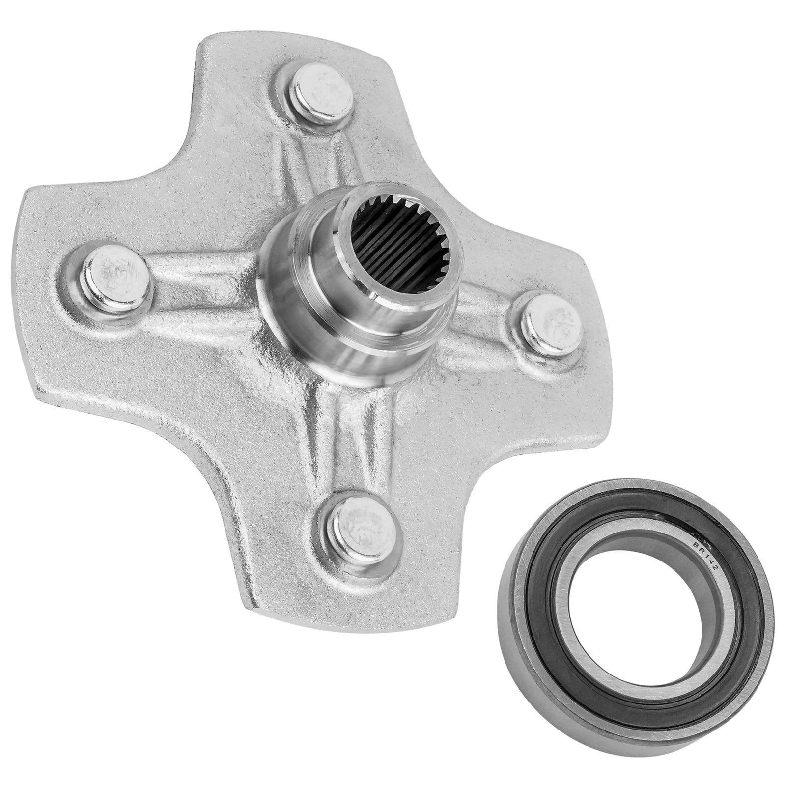Rear Left Wheel Axle Hub Replacement for Honda TRX350TE TRX350TM (2000–2006)