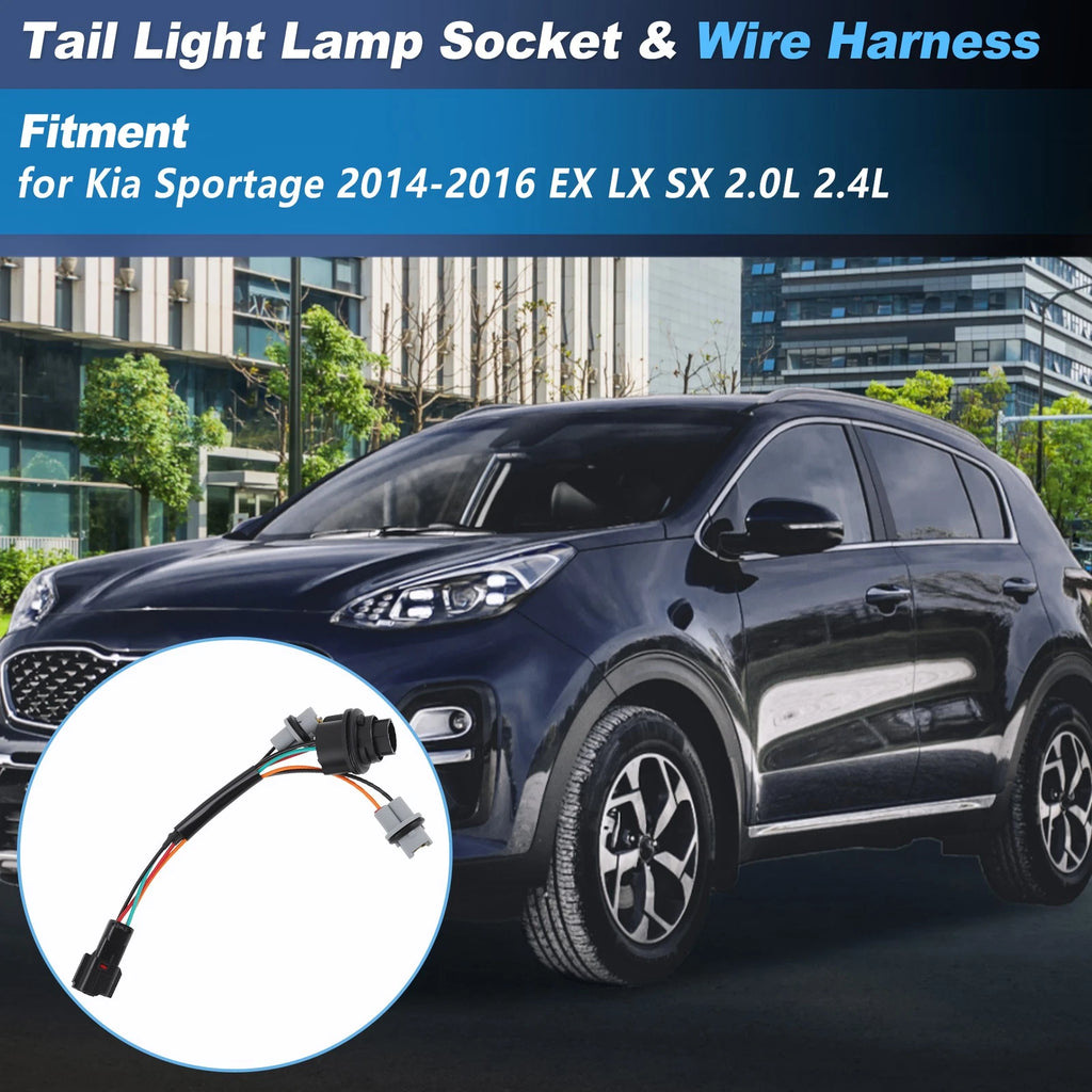 Tail Light Socket Wire Harness for Kia Sportage (2014–2016) 92480-3W520