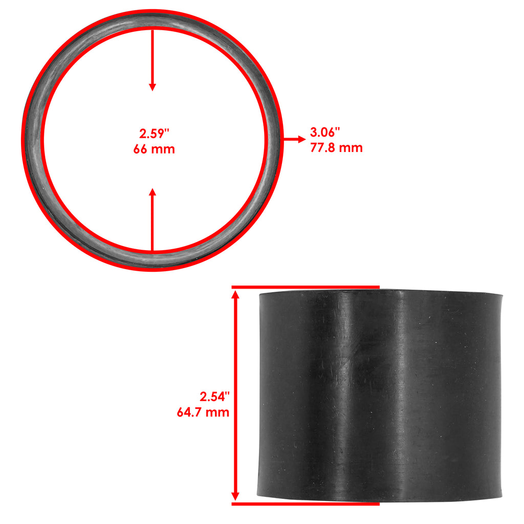 Air Outlet Rubber Flexible Adaptor for Can-Am Commander EFI 800R (2012–2014)