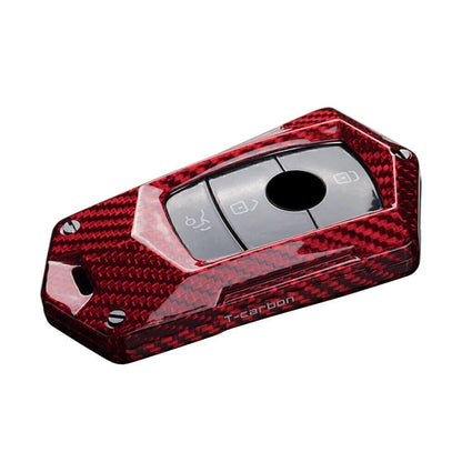 Carbon Fiber Remote Key Fob Cover Case for Mercedes Benz E-Class W213 (2017–2023)
