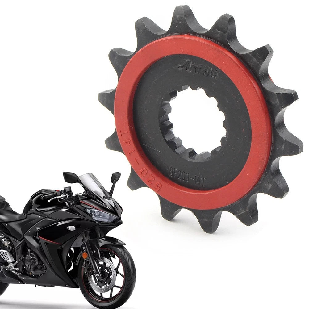 14T Rubber Cushioned Front Sprocket for Yamaha R3 (2015–2018) BF203-14T