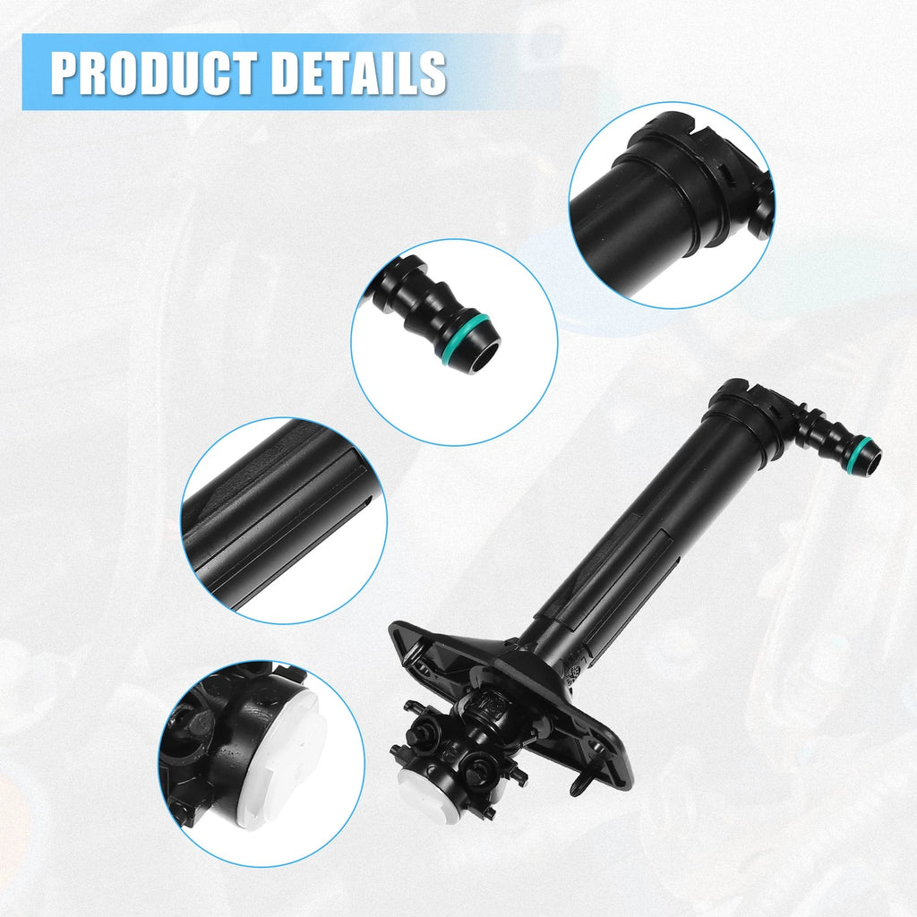 Left Headlight Washer Nozzle Replacement for Audi A6 S6 (2012–2015)