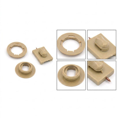 8-Piece Carpet Clips for Auto Floor Mats (ABS, Anti-Slip Design)