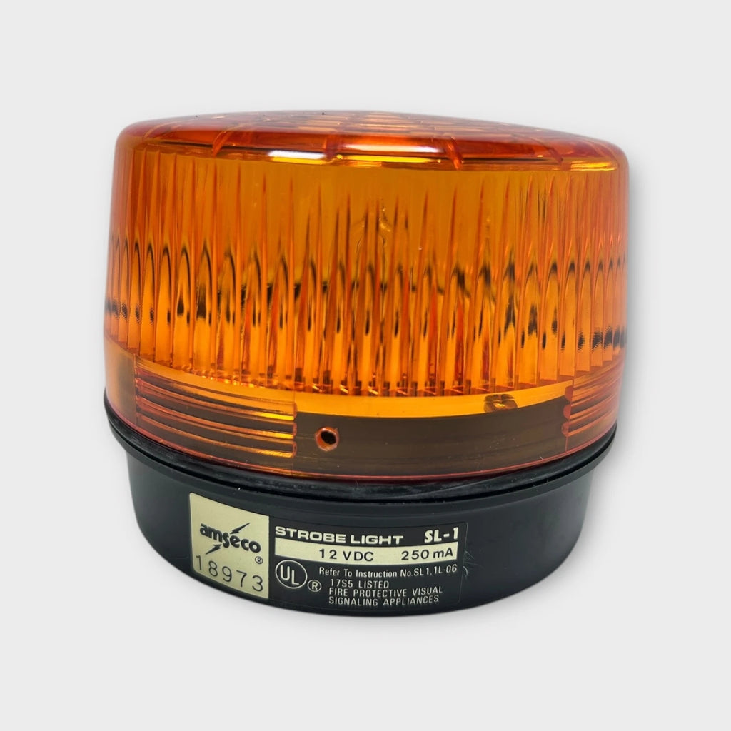 Amseco SL-1 Amber Security Strobe Light 12V for Universal Applications (N/A)