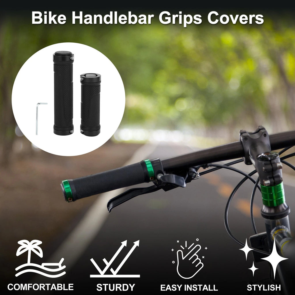 Bike Handlebar Grip Covers 130mm Non Slip End Protector Set for Universal